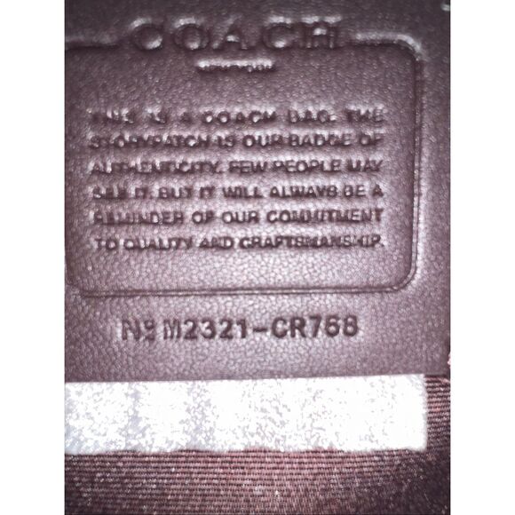 🔥🎁NWT! Coach Court Backpack Colorblock Blue/Red CR768 Msrp:$450.00 - Picture 8 of 12